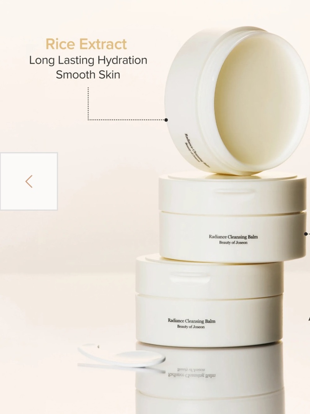 Beauty of Joseon brand Radiance Cleansing Balm - Fragrance Free - Picture 2 of 2